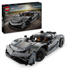 Lego Koenigsegg Jesko Absolut Grey Hypercar 42173